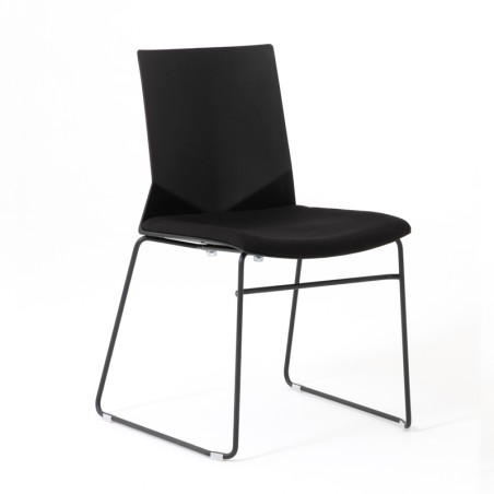 Silla confidente KALI en forma de patín