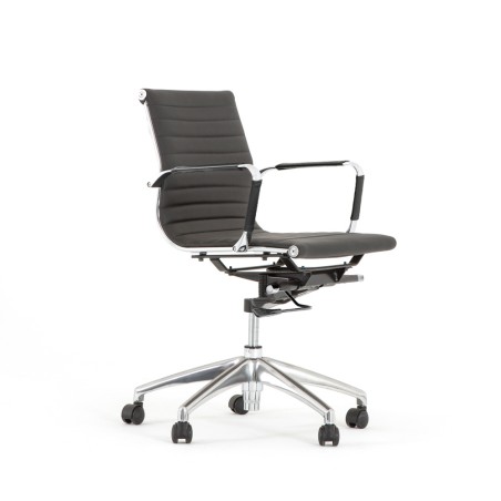 Silla de oficina de cuero ZEF