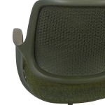 Zoom al respaldo de la Silla de oficina HARPO verde oscuro