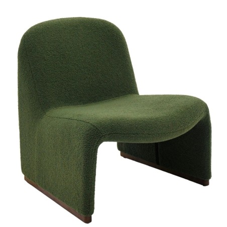 Sillón para sala de espera MARA blanco vista diagonal