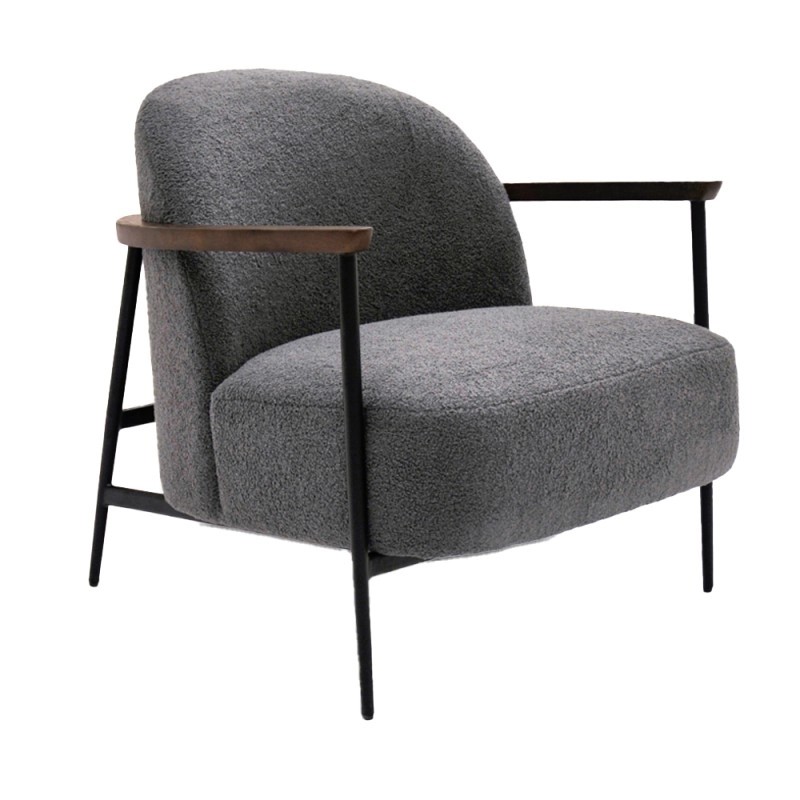 Sillón para sala de espera Agathe gris vista general