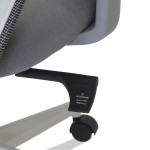 Zoom a la palanca del Sillón de oficina RINA gris