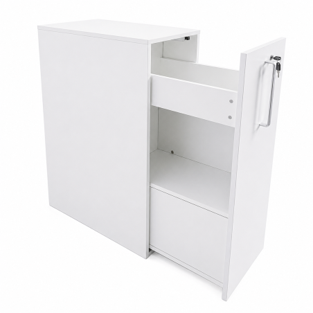 Armario oficina madera Blanco Alt.109 cm WIST