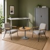 Mesa de centro ZETA con base tipo tulipa